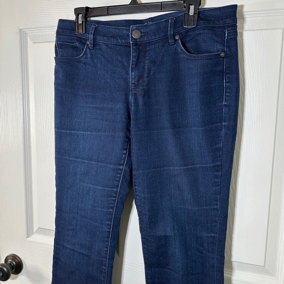 LOFT Modern Sexy Boot Jeans Dark Wash Stretch Denim Size 10 - Picture 4 of 12